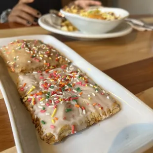 Homemade pop tarts ( Strawberry and Maple)
