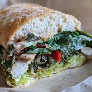 Chicken Pesto Sandwich