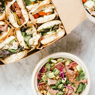 Our catering team has your next meeting covered - grain bowls, gourmet sandwiches, salads &amp; sides. Order online eathomegrown.com/catering