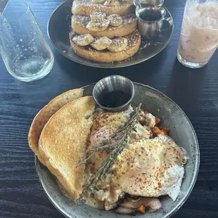 Berning Mill Scramble and Sourdough French Toast