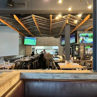 the interior of a restaurant