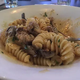 Sausage Mushroom Fusilli