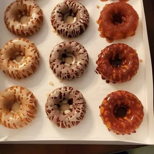 Dozen of assorted Vegan donuts