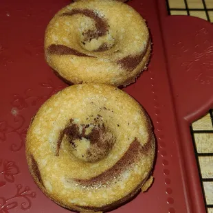 Half & Half Naked Doughnuts