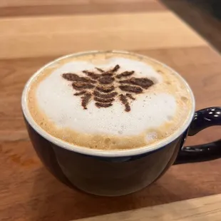 a cappuccino