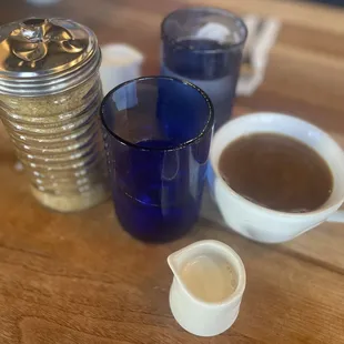 Coffee and just charming dishware