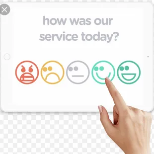 You receive a survey after each cleaning