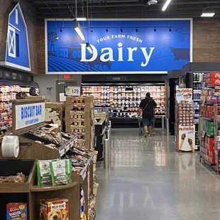 a grocery store with a variety of products