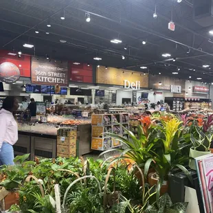 the inside of a grocery store