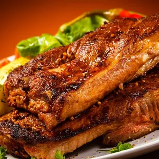 Try our sampler!  Filet Mignon, NY Strip Steaks, Angus Ribeye Steaks, Angus Top Sirloins