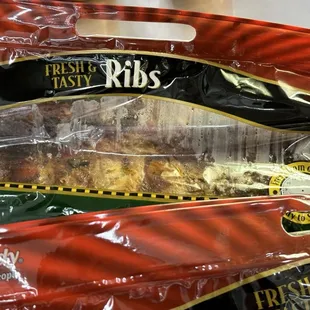 They have ribs - hot and ready