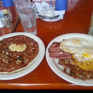 All Star Breakfast with Monkey Cakes, 100% real maple syrup &amp; homemade ginger ale