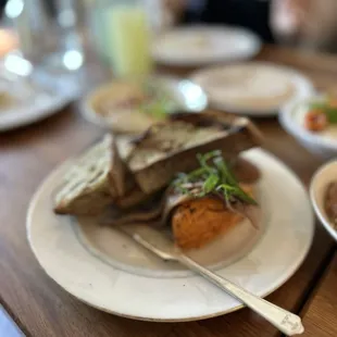 Harrisa Butter with Anchovies &amp; Grilled Bread