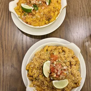 Mexican Chorizo Mac and Vegan Mexican Mac