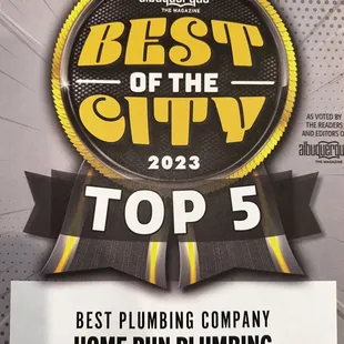 Voted top 5 Best of the City in Albuquerque the Magazine! THANK YOU!