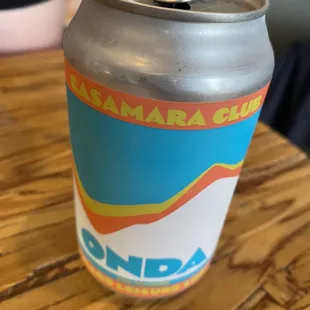 Casamara soda on a Homes table.