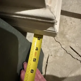 Wall hanging over stem wall!