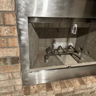 Cleaned rust off outdoor fire place with a wire brush!?