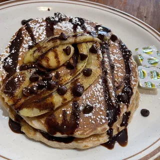 #25. Chocolate and Banana Hotcakes