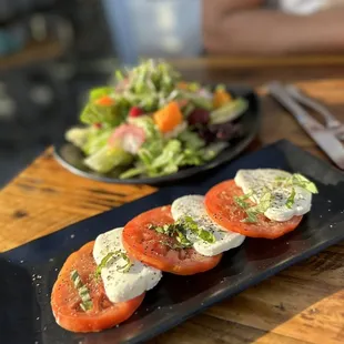 Caprese and the roots salad. Both delish!!!