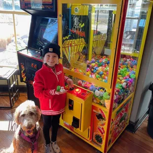 Our daughter looks forward to scoring a rubber ducky every time we visit Homeslice! Play until you win is a bonus!