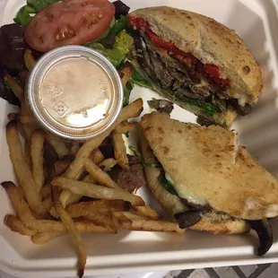 Grilled Portabella Mushroom Sandwich