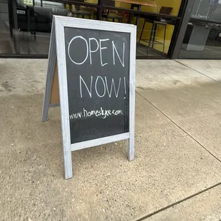 outside
