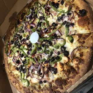 Chicken Pesto Pizza