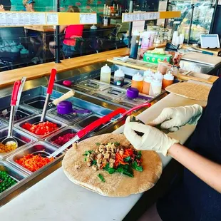 Hippie Chick Vegan Breakfast Wrap!