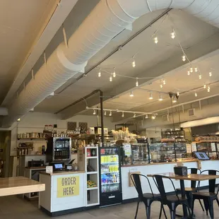 Their front counter area. Beautiful space to grab local healthy eats.
