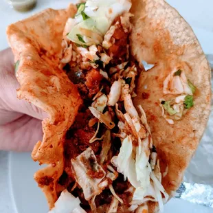 Picadillo tacos.