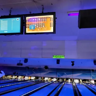 a bowling alley