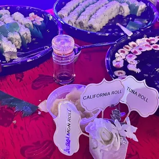 sushi and sashimi