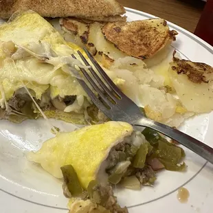 Denver omelette stuffed with goodness