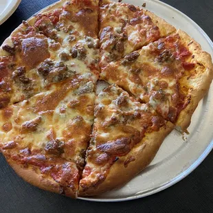 Sausage pizza