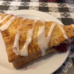 A delicious (and soon to be MIA) homemade cherry turnover