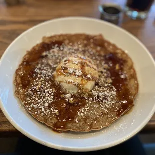 Abuelita hot chocolate pancakes