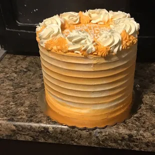 Orange creamsicle cake