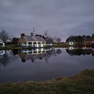 Light display in December