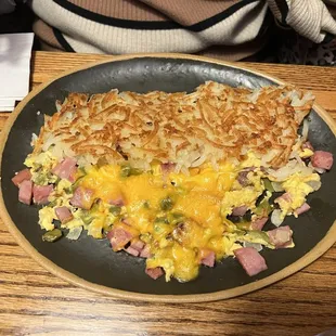 Western Omelette (as a scramble)