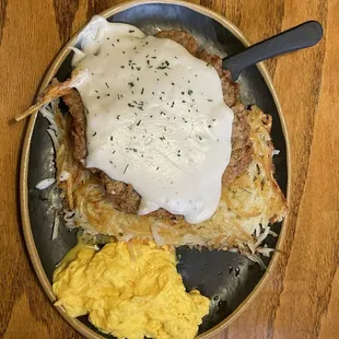 Country Chicken Fried Steak &amp; Eggs