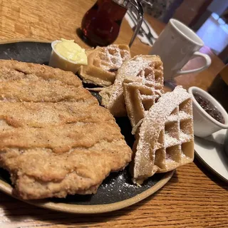 Chicken Fried Steak & Waffle