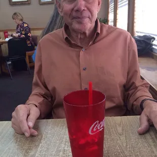 Can we sit here till supper.??