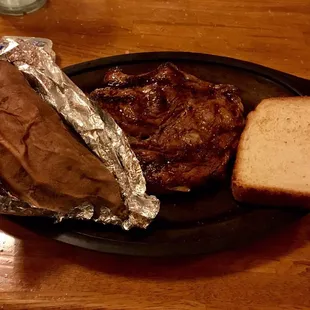 Small Ribeye and baked sweet potato