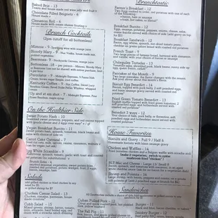 Brunch Menu