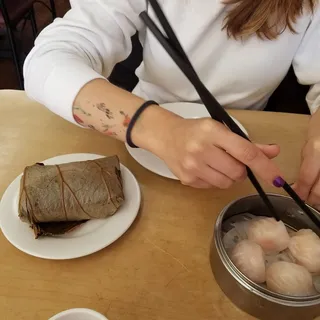 Sticky Rice Wrapped in Lotus Leaf