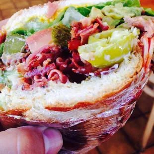 Hot Pastrami Sandwich