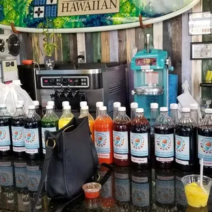 Shave Ice syrups