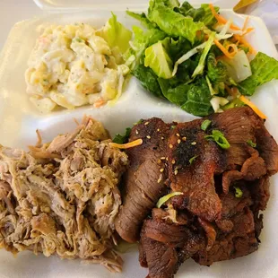 Kalua Pig and Teri Beef Combo