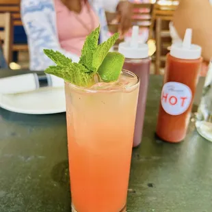 Watermelon ginger limeade